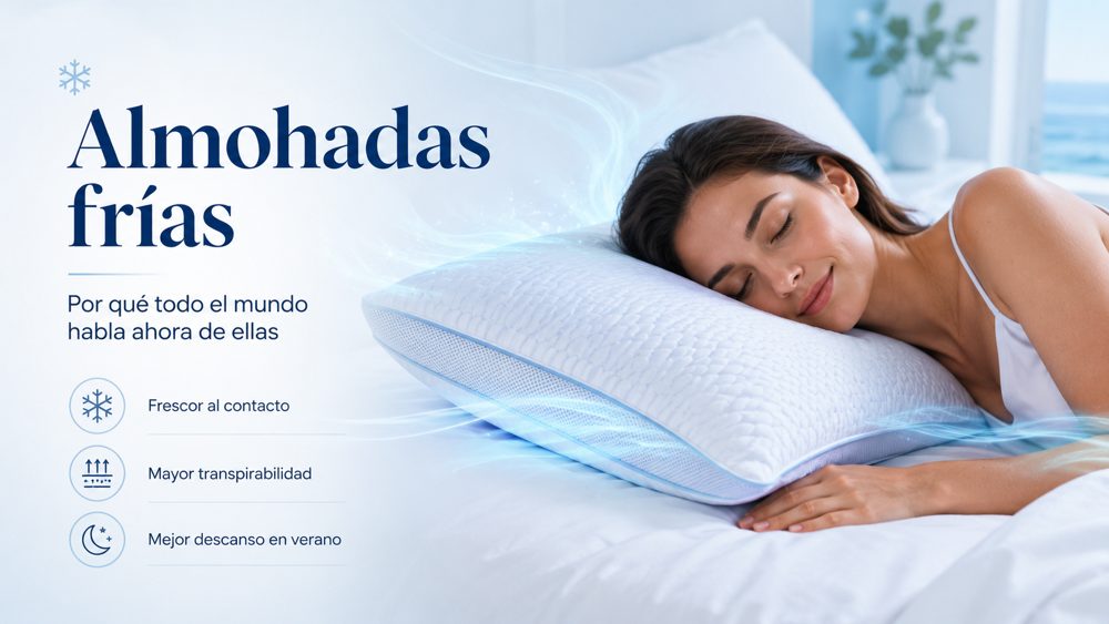 ¿Por qué todo el mundo habla ahora de almohadas frías? Te lo cuento desde el mostrador