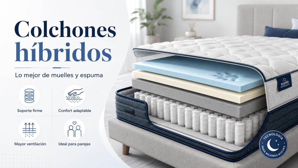 Colchones híbridos: por qué se están vendiendo más que nunca (y si te conviene uno)