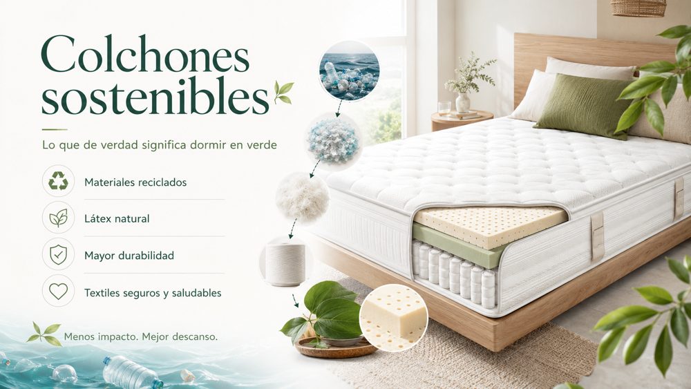 Colchones sostenibles: lo que de verdad significa dormir "en verde" (y lo que es puro cuento)