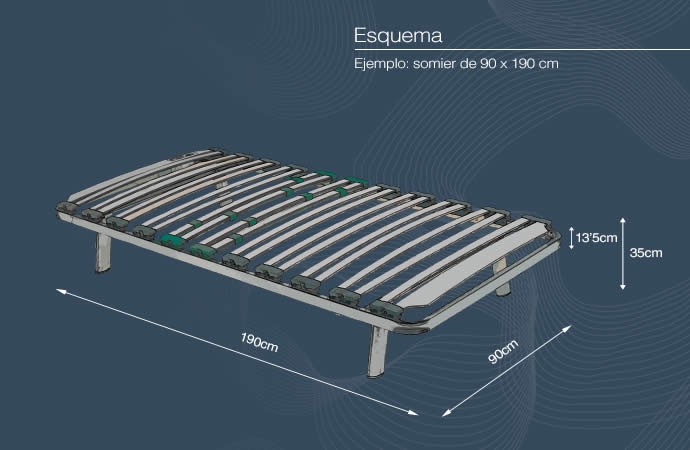 Somier Ergos fijo de Pardo — foto 5