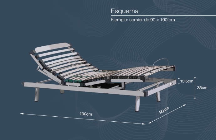 Somier Ergos Basic eléctrico de Pardo — foto 5